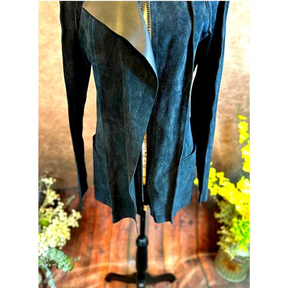 Isabel Marant Adixia Jacket 100% Calf Leather RARE Black size 38 (S/M) - Picture 3 of 16